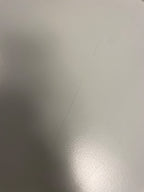 Okrągły stół konferencyjny szary na metalowej nodze