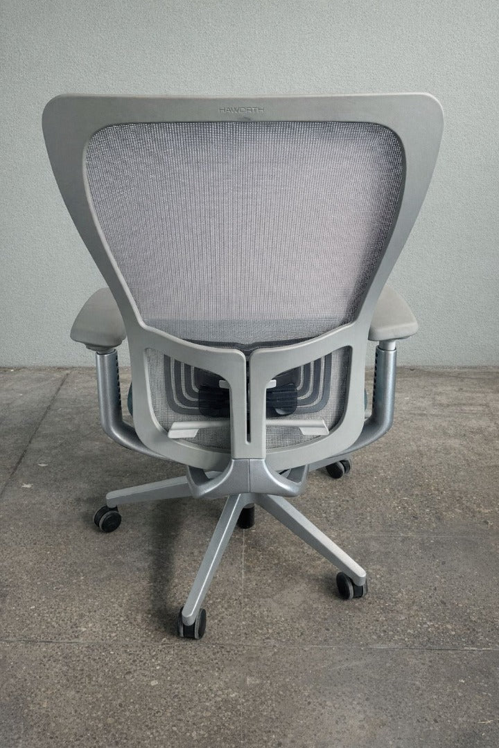 Krzesło obrotowe Haworth 68x65 szaro niebieski